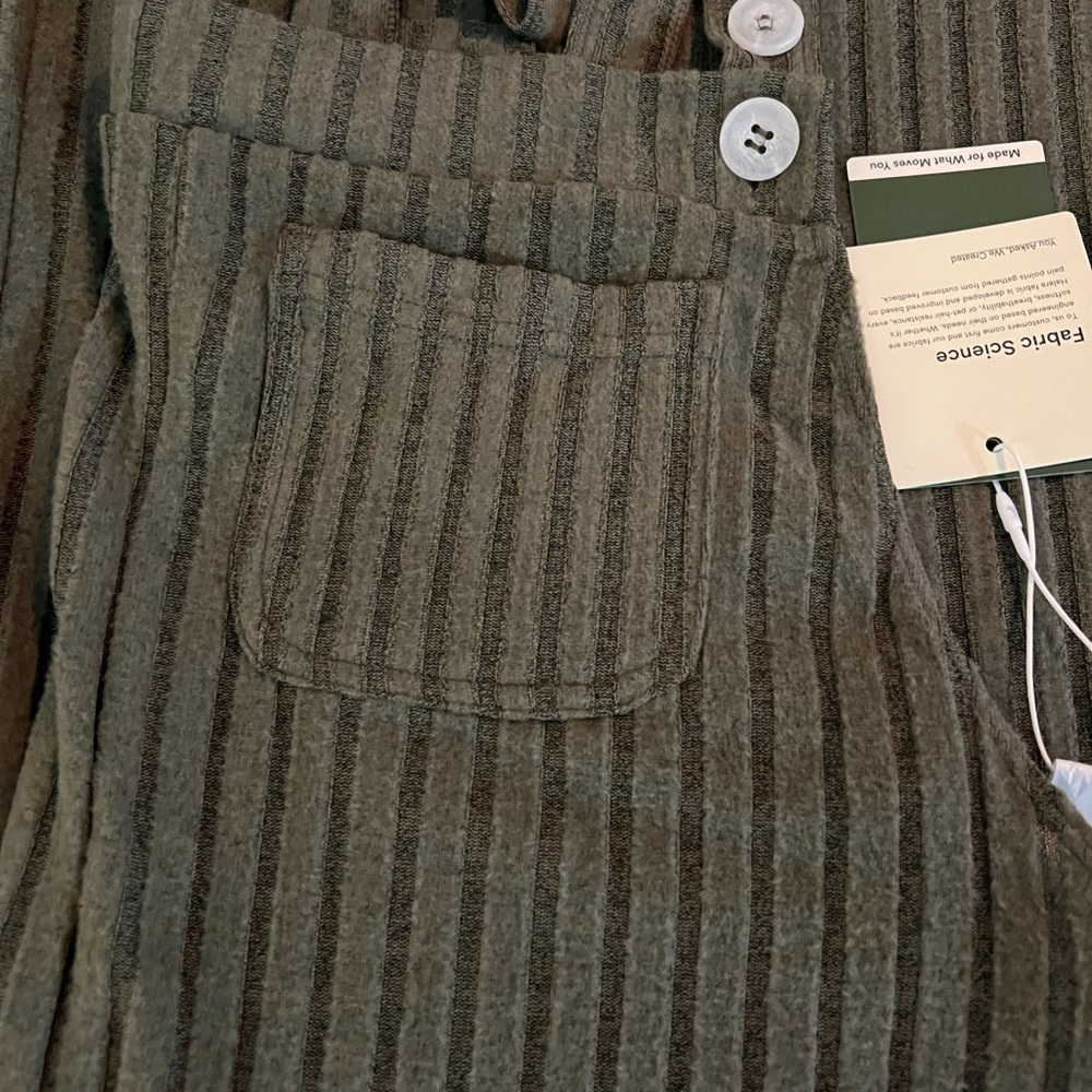 HALARA Olive Striped Jumpsuit - Picture 4 of 6